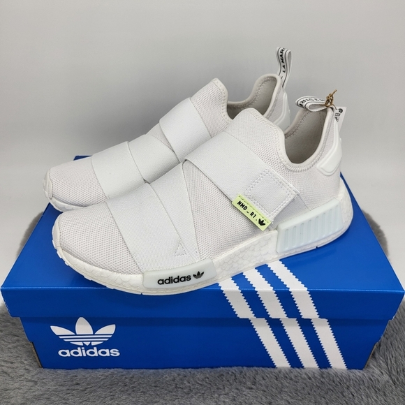 New Adidas Originals NMD_R1 'White' GW5699 Women's Running Shoes Size 8 - Picture 1 of 7